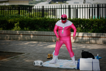 Power Ranger en licra